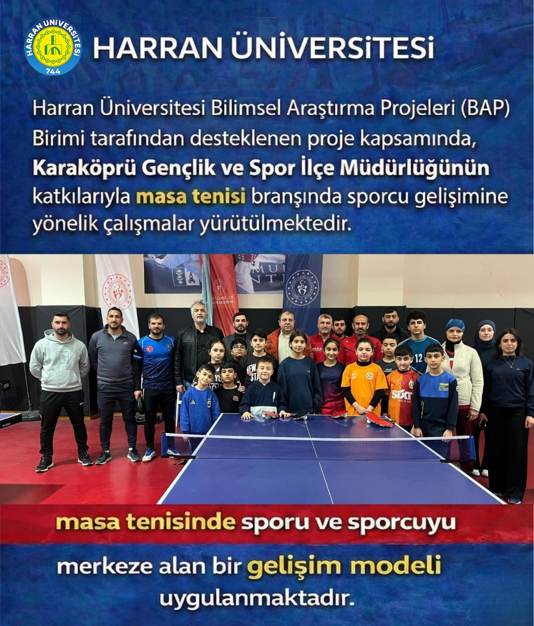 Üniversitemizden Şanlıurfa Sporuna Bilimsel Destek